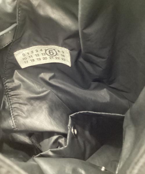 MM6 Maison Margiela（エムエムシックスメゾンマルジェラ）MM6 Maison Margiela (エムエムシックスメゾンマルジェラ) スモールジャパニーズハンドバッグ ブラックの古着・服飾アイテム