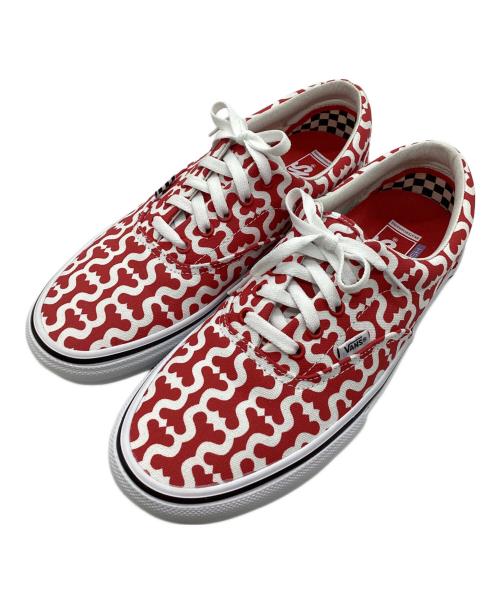 VANS（ヴァンズ）VANS (ヴァンズ) SUPREME (シュプリーム) ローカットスニーカー レッド×ホワイト サイズ:28.5cmの古着・服飾アイテム