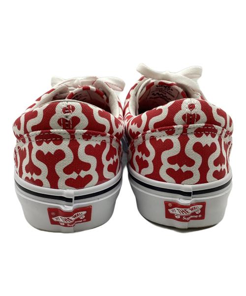 VANS（ヴァンズ）VANS (ヴァンズ) SUPREME (シュプリーム) ローカットスニーカー レッド×ホワイト サイズ:28.5cmの古着・服飾アイテム
