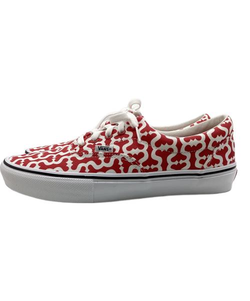 VANS（ヴァンズ）VANS (ヴァンズ) SUPREME (シュプリーム) ローカットスニーカー レッド×ホワイト サイズ:28.5cmの古着・服飾アイテム