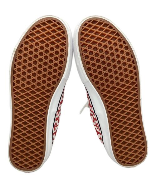 VANS（ヴァンズ）VANS (ヴァンズ) SUPREME (シュプリーム) ローカットスニーカー レッド×ホワイト サイズ:28.5cmの古着・服飾アイテム