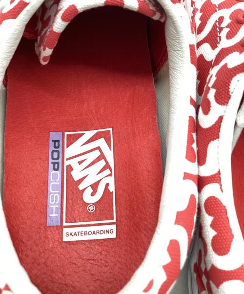 VANS（ヴァンズ）VANS (ヴァンズ) SUPREME (シュプリーム) ローカットスニーカー レッド×ホワイト サイズ:28.5cmの古着・服飾アイテム