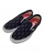 VANS×SUPREMEヴァンズ×シュプリーム）の古着「スリッポン」｜ブラック