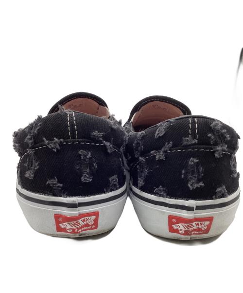 VANS（ヴァンズ）VANS (ヴァンズ) SUPREME (シュプリーム) スリッポン ブラック サイズ:28.5cmの古着・服飾アイテム