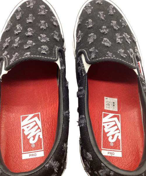 VANS（ヴァンズ）VANS (ヴァンズ) SUPREME (シュプリーム) スリッポン ブラック サイズ:28.5cmの古着・服飾アイテム