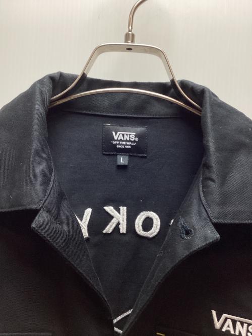 VANS（ヴァンズ）VANS (ヴァンズ) シャツジャケット ブラック サイズ:Lの古着・服飾アイテム