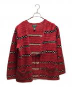 LAUREN RALPH LAURENローレンラルフローレン）の古着「厚手カーディガン」｜レッド