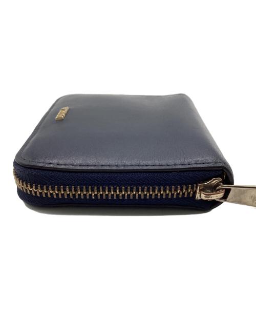 FURLA（フルラ）FURLA (フルラ) ラウンドファスナー財布 ネイビーの古着・服飾アイテム