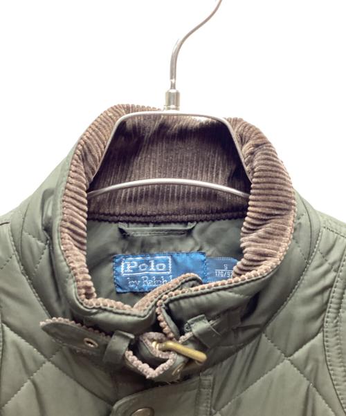 POLO RALPH LAUREN（ポロ・ラルフローレン）POLO RALPH LAUREN (ポロ・ラルフローレン) キルティングジャケット カーキ サイズ:Sの古着・服飾アイテム