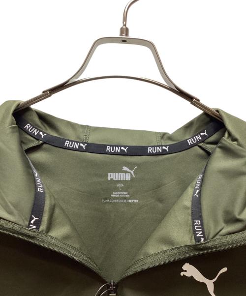 PUMA（プーマ）PUMA (プーマ) ウインドブレーカー カーキ サイズ:Lの古着・服飾アイテム