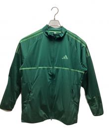 adidas（アディダス）の古着「WIND.RDY スリーストライプス フルジップウィンド」｜グリーン