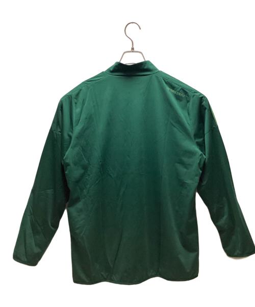 adidas（アディダス）adidas (アディダス) WIND.RDY スリーストライプス フルジップウィンド グリーン サイズ:L 未使用品の古着・服飾アイテム