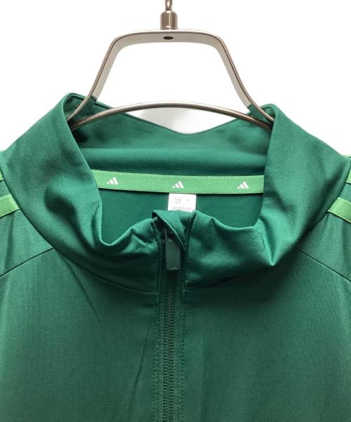 adidas（アディダス）adidas (アディダス) WIND.RDY スリーストライプス フルジップウィンド グリーン サイズ:L 未使用品の古着・服飾アイテム