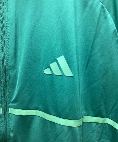 adidas（アディダス）adidas (アディダス) WIND.RDY スリーストライプス フルジップウィンド グリーン サイズ:L 未使用品の古着・服飾アイテム