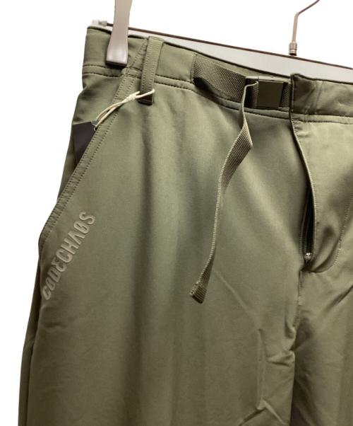 adidas（アディダス）adidas (アディダス) コードカオス ワイドテーパードパンツ オリーブ サイズ:L 未使用品の古着・服飾アイテム