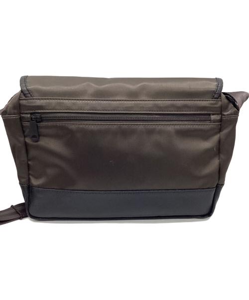 PORTER（ポーター）PORTER (ポーター) メッセンジャーバッグ ブラック×ブラウンの古着・服飾アイテム