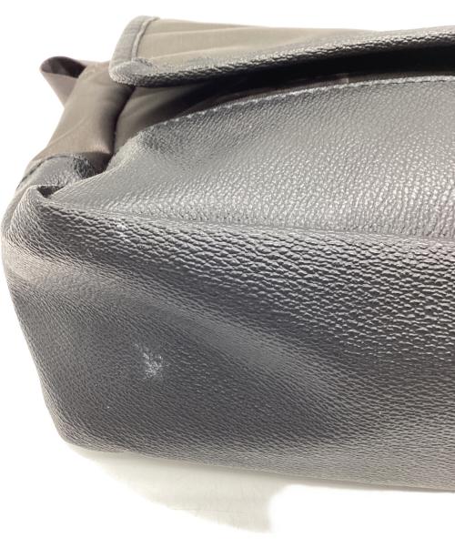 PORTER（ポーター）PORTER (ポーター) メッセンジャーバッグ ブラック×ブラウンの古着・服飾アイテム