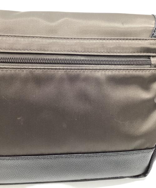 PORTER（ポーター）PORTER (ポーター) メッセンジャーバッグ ブラック×ブラウンの古着・服飾アイテム