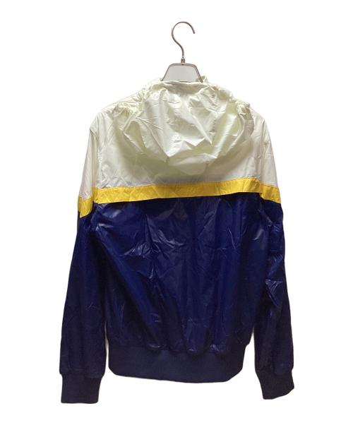 NIKE（ナイキ）NIKE (ナイキ) ナイロンジャケット ホワイト×ネイビー サイズ:Lの古着・服飾アイテム