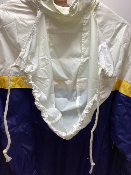 NIKE（ナイキ）NIKE (ナイキ) ナイロンジャケット ホワイト×ネイビー サイズ:Lの古着・服飾アイテム