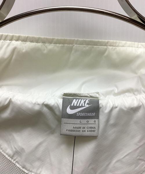 NIKE（ナイキ）NIKE (ナイキ) ナイロンジャケット ホワイト×ネイビー サイズ:Lの古着・服飾アイテム