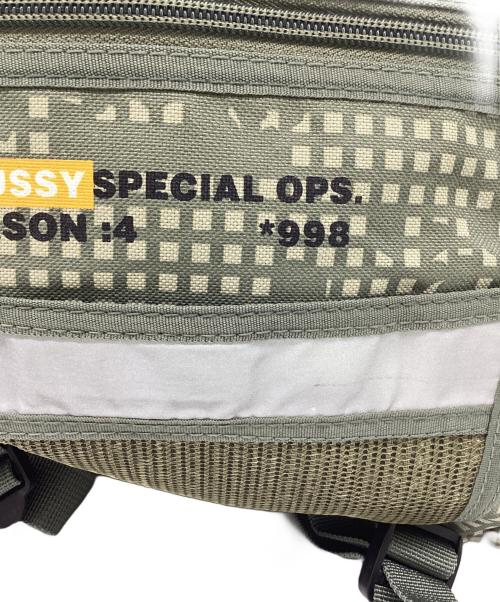 stussy（ステューシー）stussy (ステューシー) ウエストバッグ オリーブの古着・服飾アイテム