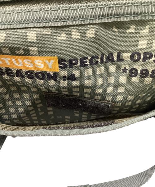 stussy（ステューシー）stussy (ステューシー) ウエストバッグ オリーブの古着・服飾アイテム