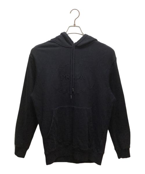 PRADA（プラダ）PRADA (プラダ) プルオーバーパーカー ネイビー サイズ:Sの古着・服飾アイテム