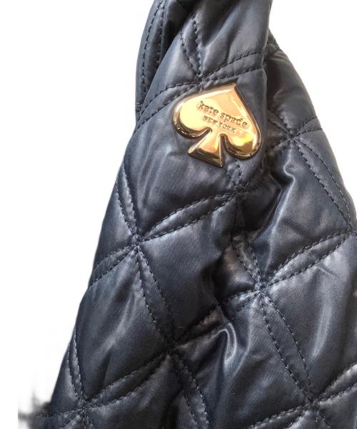 Kate Spade（ケイトスペード）Kate Spade (ケイトスペード) キルティングジャケット ネイビー×ブラック サイズ:Sの古着・服飾アイテム