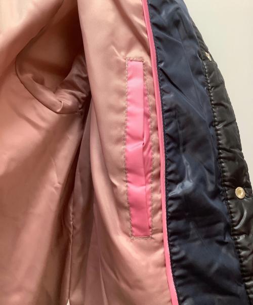 Kate Spade（ケイトスペード）Kate Spade (ケイトスペード) キルティングジャケット ネイビー×ブラック サイズ:Sの古着・服飾アイテム