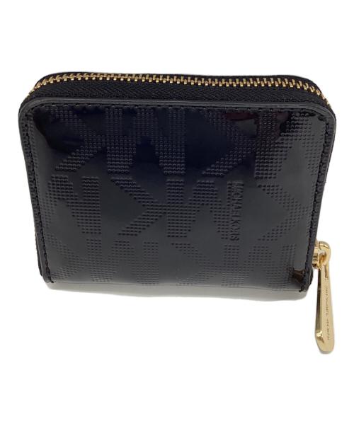 MICHAEL KORS（マイケル・コース）MICHAEL KORS (マイケル・コース) ラウンドファスナー財布 ブラックの古着・服飾アイテム