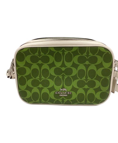 COACH（コーチ）COACH (コーチ) ハンドバッグ グリーンの古着・服飾アイテム