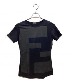 FENDI（フェンディ）の古着「半袖カットソー」｜ネイビー×ブラック