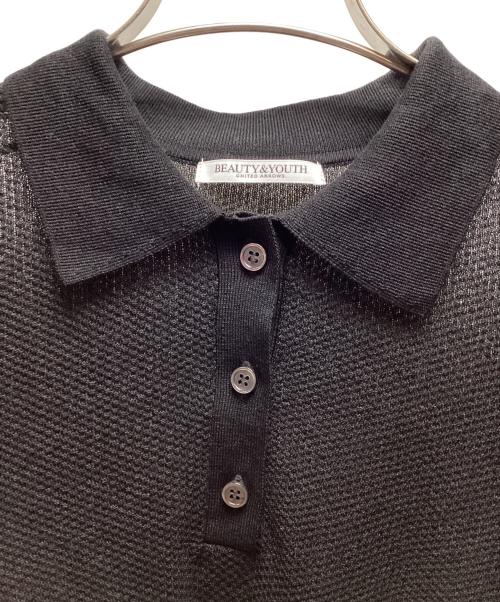BEAUTY&YOUTH（ビューティーアンドユース）BEAUTY&YOUTH (ビューティーアンドユース) ポロシャツ ブラック サイズ:FREEの古着・服飾アイテム