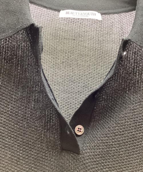 BEAUTY&YOUTH（ビューティーアンドユース）BEAUTY&YOUTH (ビューティーアンドユース) ポロシャツ ブラック サイズ:FREEの古着・服飾アイテム