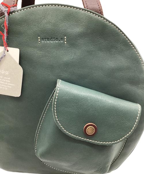 STUDIOS（ステュディオス）STUDIOS (ステュディオス) 2WAYバッグ グリーンの古着・服飾アイテム