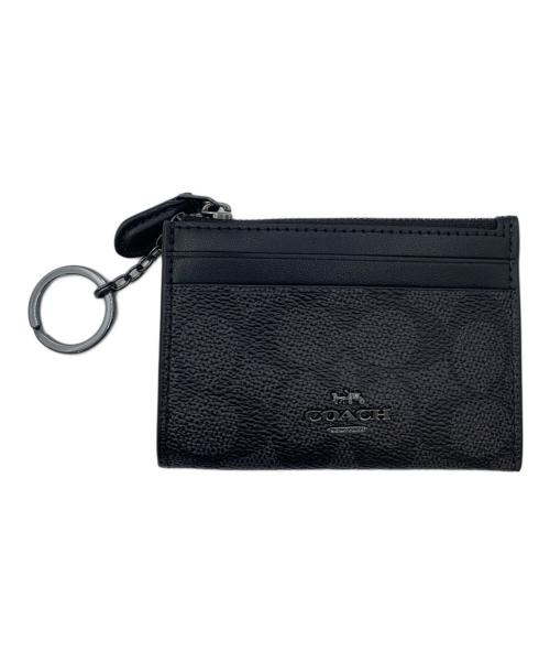 COACH（コーチ）COACH (コーチ) パスケース グレー×ブラックの古着・服飾アイテム