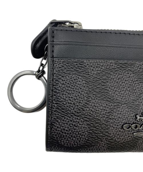 COACH（コーチ）COACH (コーチ) パスケース グレー×ブラックの古着・服飾アイテム