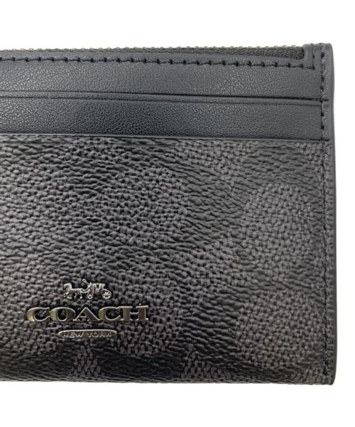 COACH（コーチ）COACH (コーチ) パスケース グレー×ブラックの古着・服飾アイテム
