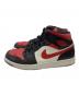NIKE (ナイキ) ハイカットスニーカー ブラック×レッド サイズ:29cm：7000円