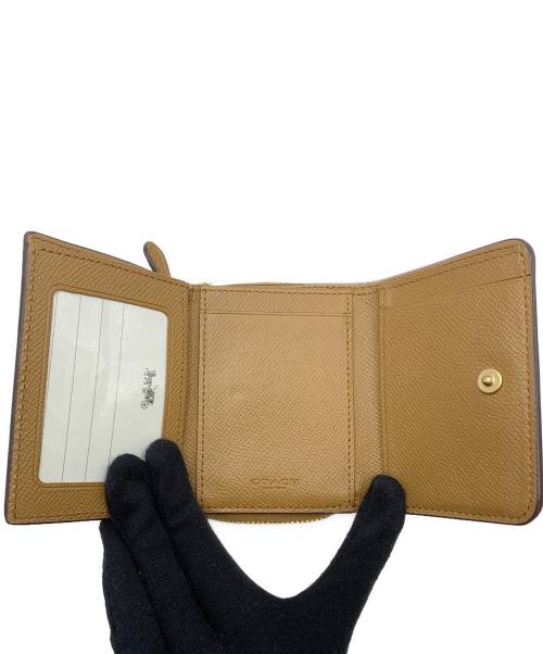 COACH（コーチ）COACH (コーチ) 3つ折り財布 ブラウンの古着・服飾アイテム