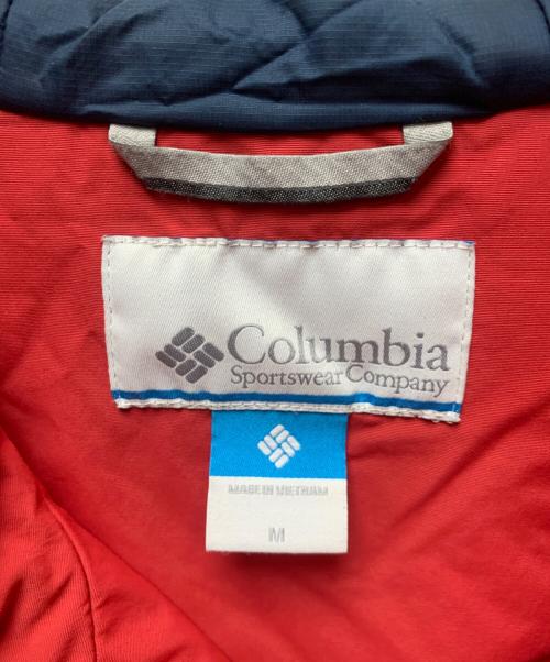Columbia（コロンビア）Columbia (コロンビア) 中綿ジャケット レッド×ネイビー サイズ:Mの古着・服飾アイテム