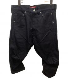 COMME des GARCONS JUNYA WATANABE MAN×LEVI'S（コム デ ギャルソン ジュンヤ ワタナベ マン×リーバイス）の古着「コットンスラックスパンツ」｜ブラック