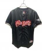 AERO SMITHエアロスミス）の古着「ベースボールシャツ」｜ブラック