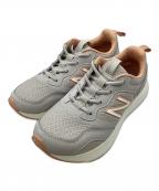 NEW BALANCEニューバランス）の古着「ローカットスニーカー」｜グレー×オレンジ