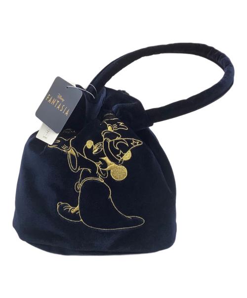 DISNEY（ディズニ―）Disney (Disney) ベロアバッグ ネイビー 未使用品の古着・服飾アイテム