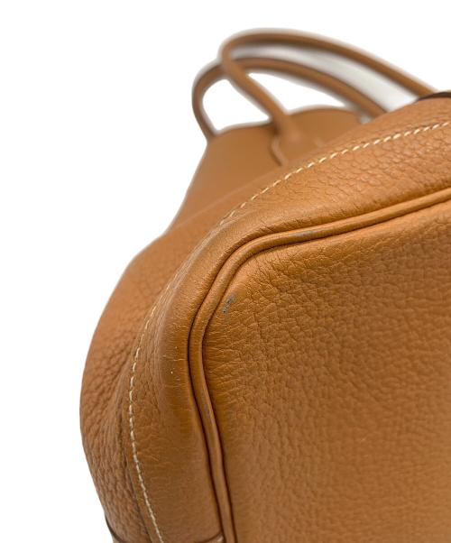 HERMES（エルメス）HERMES (エルメス) ハンドバッグ ゴールドの古着・服飾アイテム