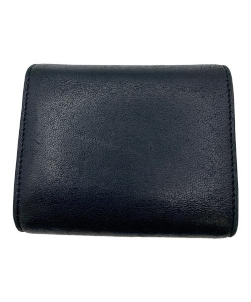 CELINE（セリーヌ）CELINE (セリーヌ) スモールフラップウォレット トリオンフ ブラックの古着・服飾アイテム