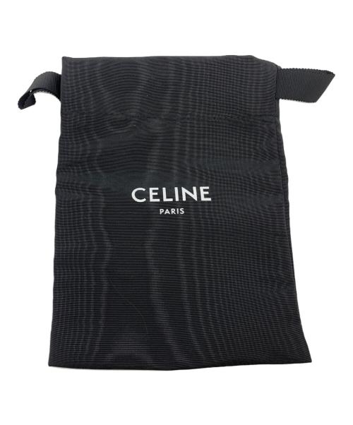 CELINE（セリーヌ）CELINE (セリーヌ) スモールフラップウォレット トリオンフ ブラックの古着・服飾アイテム
