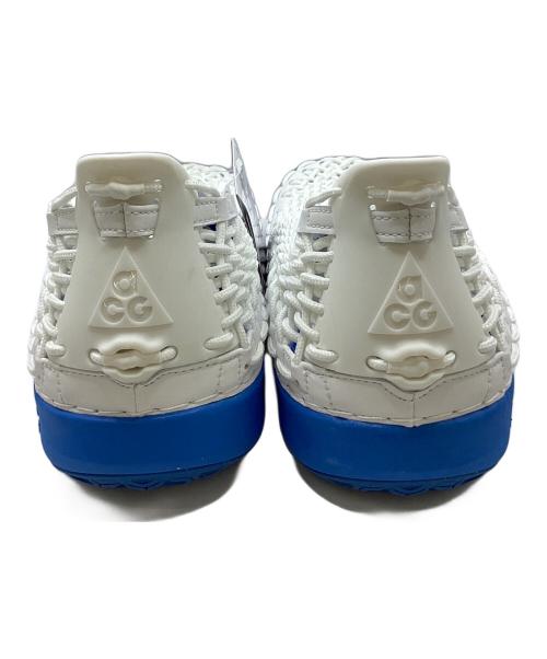 NIKE ACG（ナイキエーシージー）NIKE ACG (ナイキエーシージー) ハイカットスニーカー ホワイト×ブルー サイズ:27cm  未使用品の古着・服飾アイテム